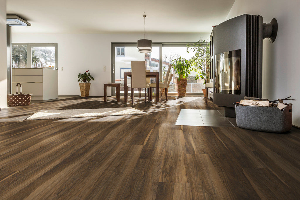 Enia P&S PARIS Walnut – Dryback vinyl – sfeerbeeld – enia flooring