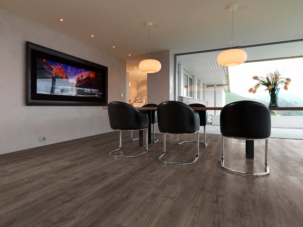 Enia B&B BREGENZ Oak Dark – Click vinyl – sfeerbeeld – enia flooring
