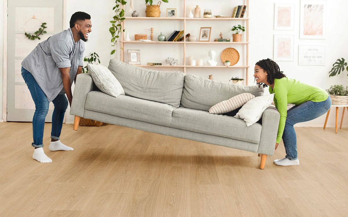 Enia ARTIX Oak Fresh XL plank – Click vinyl – sfeerbeeld – enia flooring