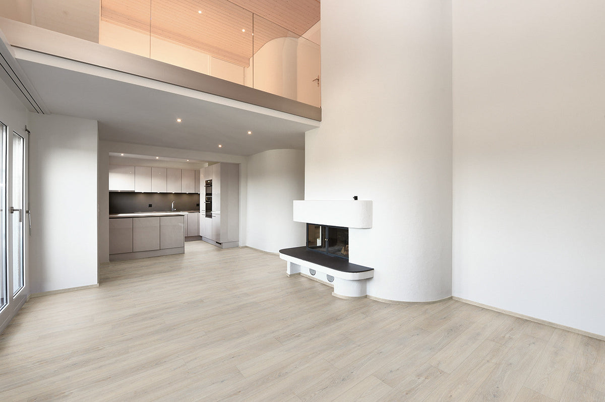 Enia TENSA Oak Snow – Dryback vinyl – sfeerbeeld – enia flooring