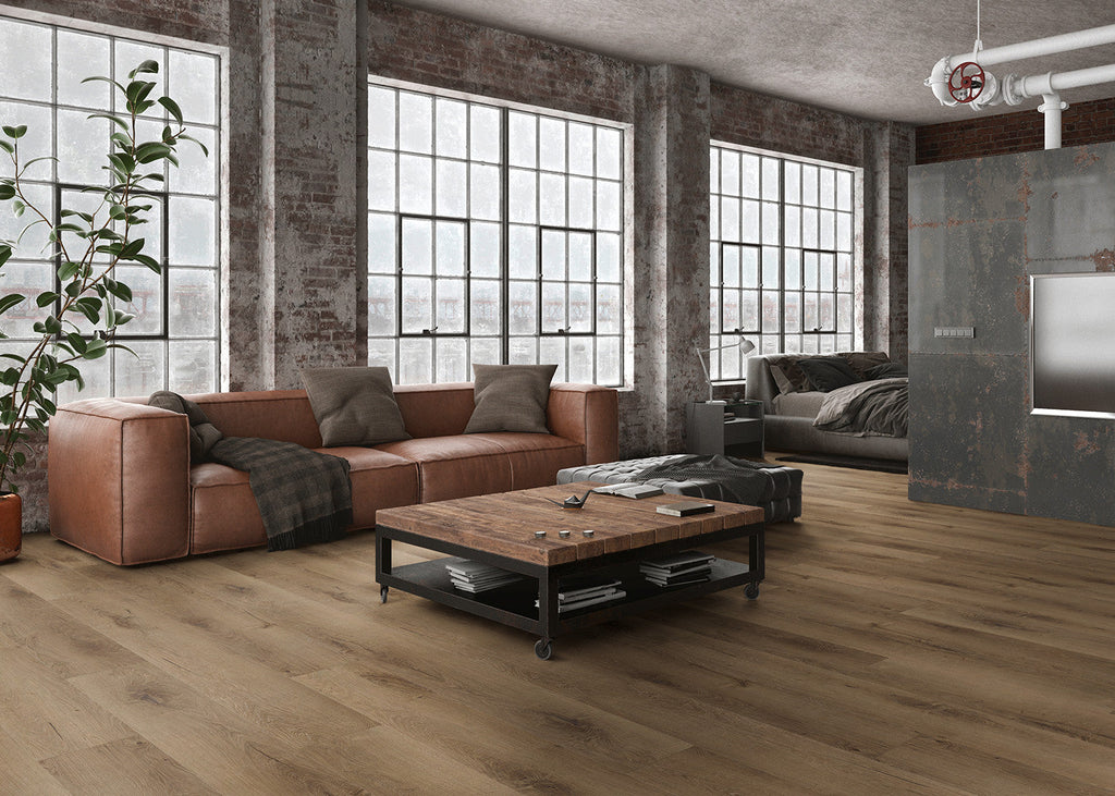 Enia LARIX Oak Smoked – Dryback vinyl – sfeerbeeld – enia flooring