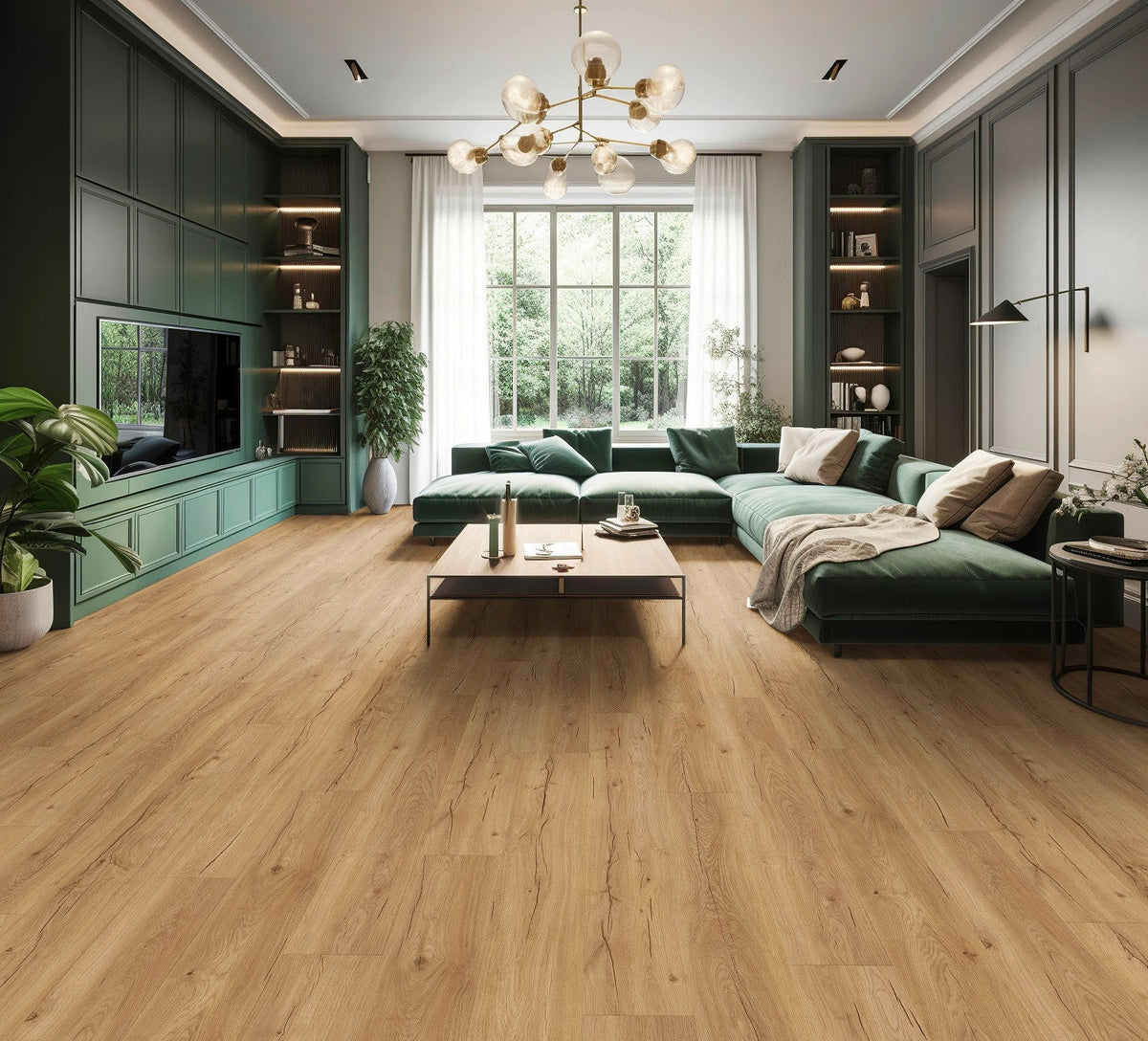 Enia SOREX Oak Living Ginger – Click vinyl – sfeerbeeld – enia flooring