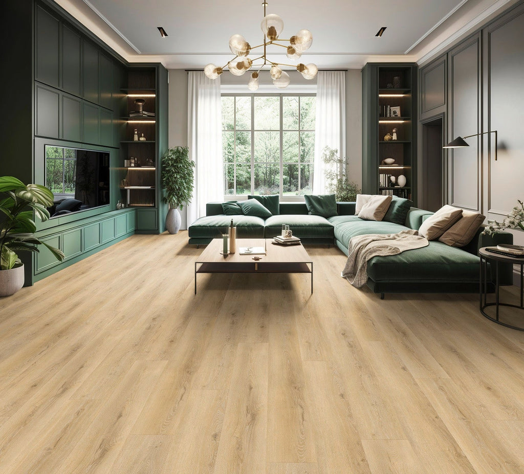 Enia SOREX Oak Snow Cream – Click vinyl – sfeerbeeld – enia flooring