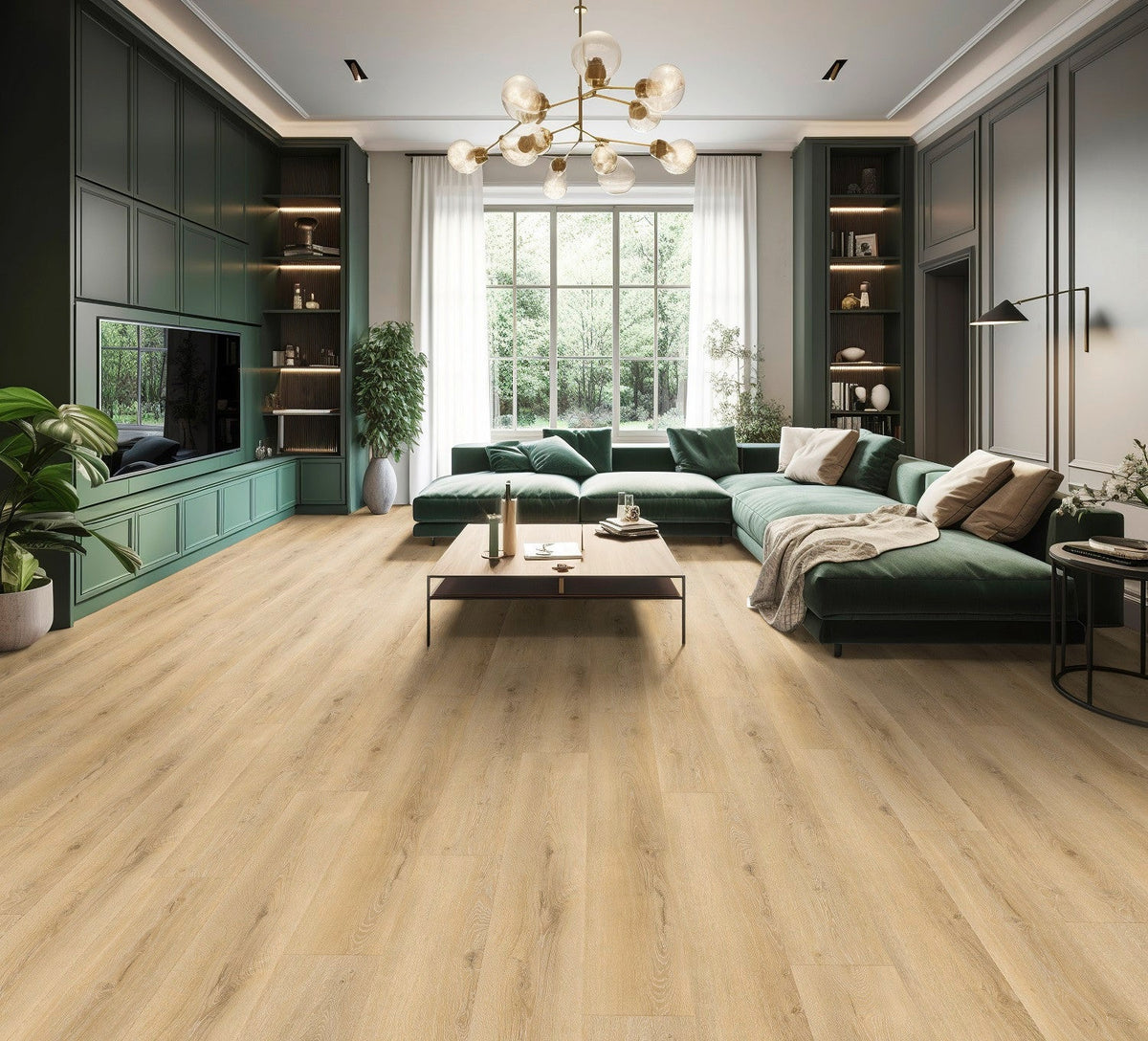 Enia SOREX Oak Snow Cream – Dryback vinyl – sfeerbeeld – enia flooring