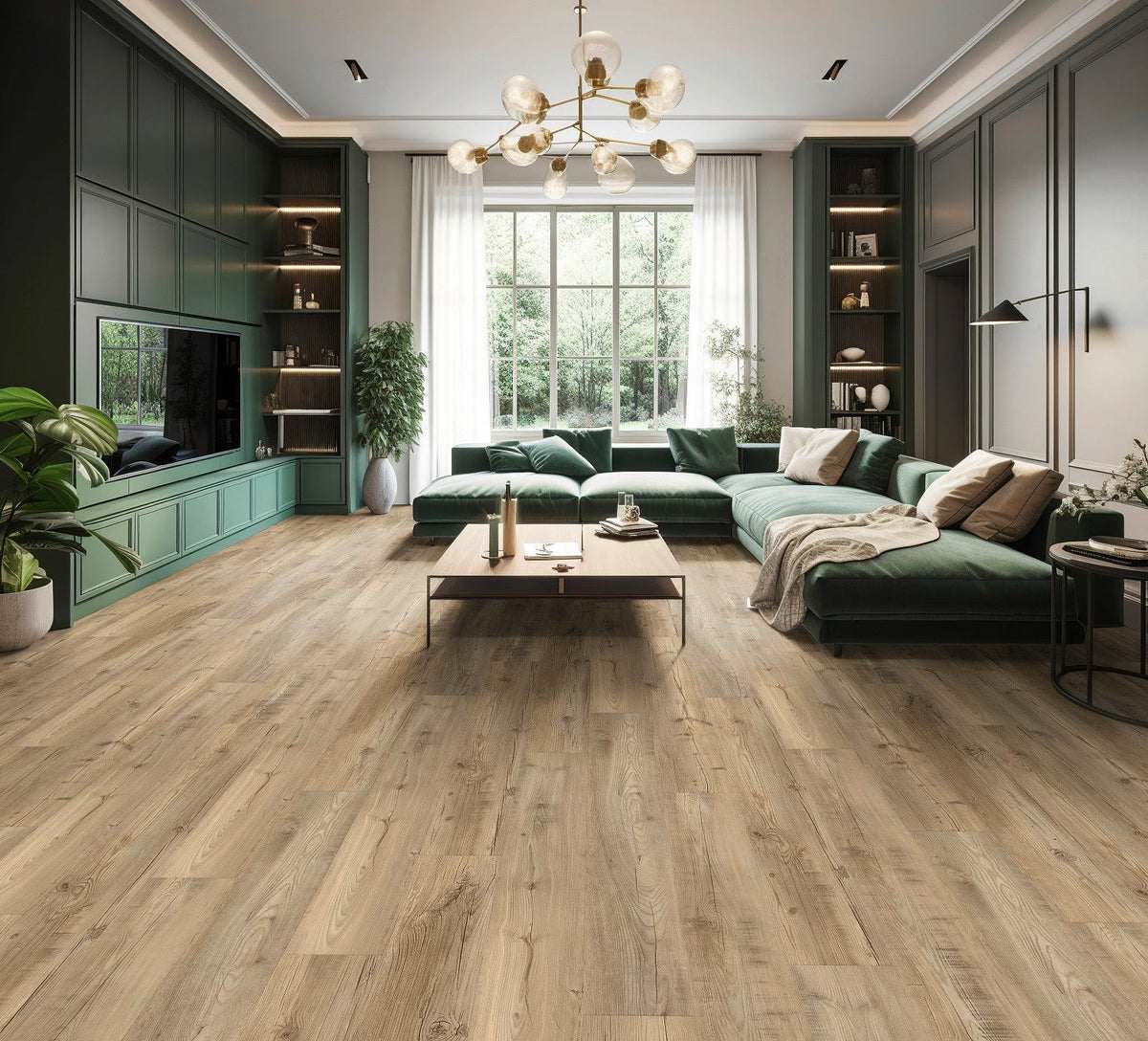 Enia SOREX Larch Nordic Grey – Dryback vinyl – sfeerbeeld – enia flooring
