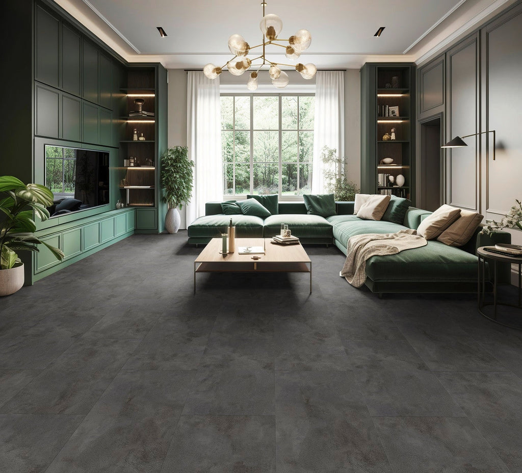 Enia SOREX Screed Dark – Dryback vinyl – sfeerbeeld – enia flooring