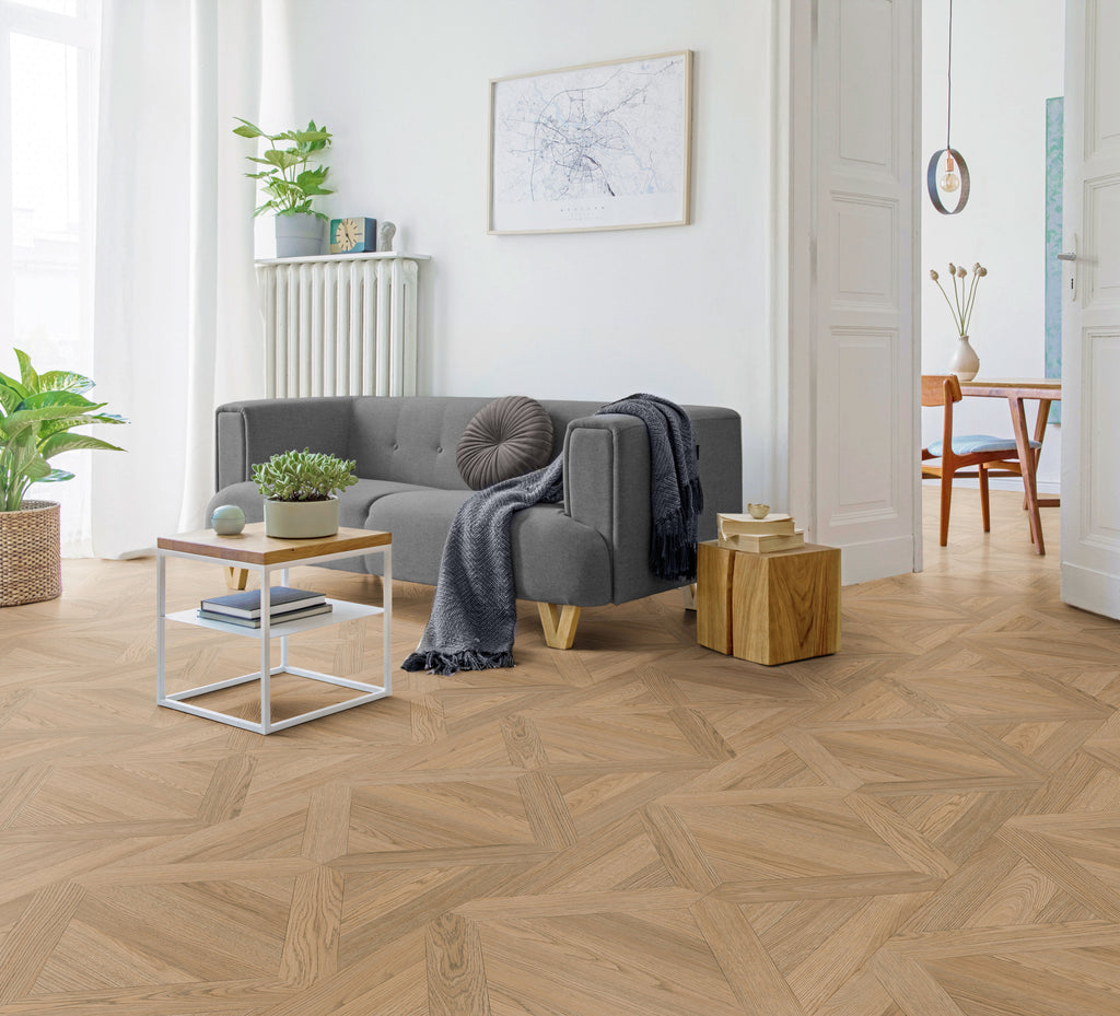 Enia JAZZ X Oak Fresh Versailles paneel – Click vinyl – sfeerbeeld – enia flooring