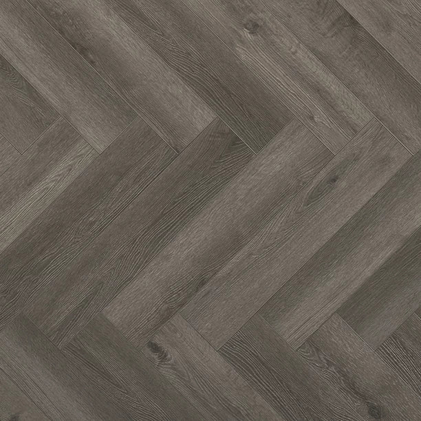 Lamett Parquetvinyl Yukon Smoked Grey Visgraat – Click vinyl