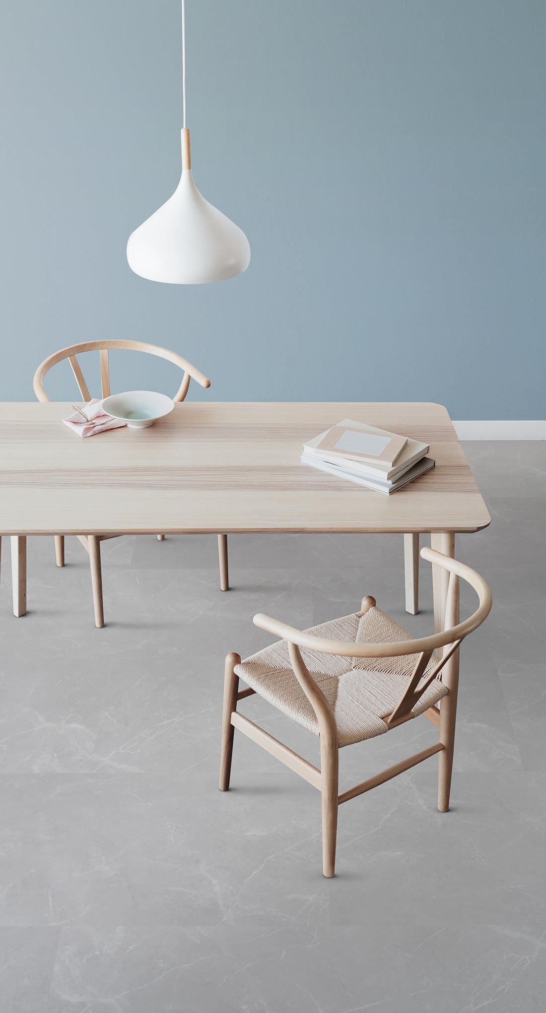 Lamett Parquetvinyl Caldera Marmo Grigio 300 x 600 – sfeerbeeld van de fabrikant