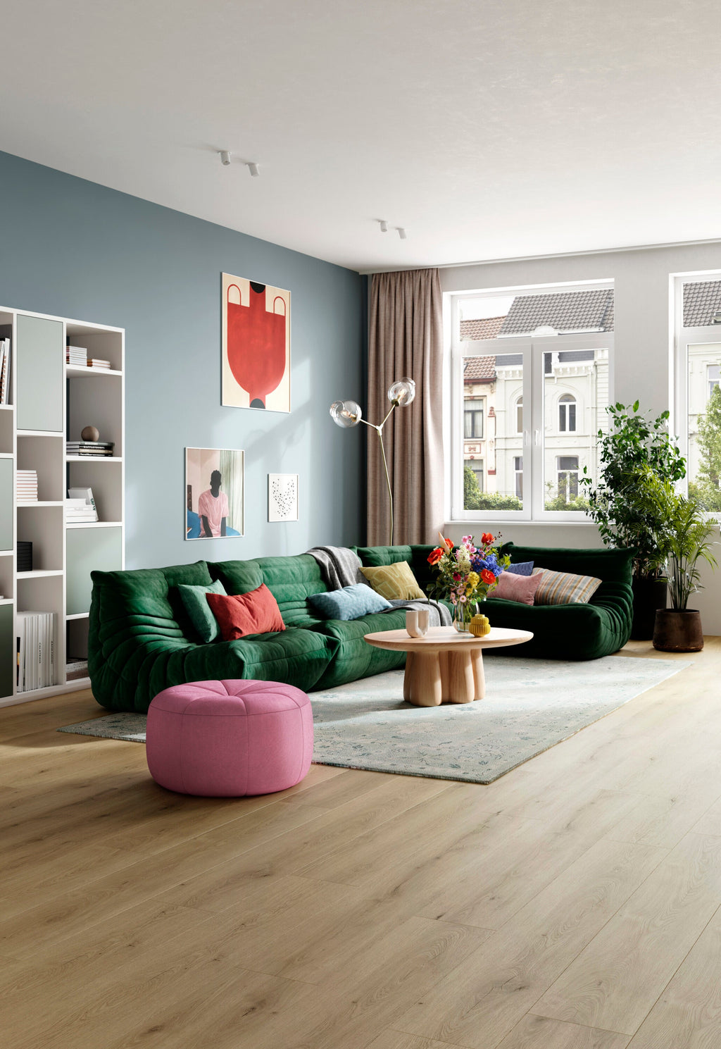 Lamett Parquetvinyl Mantaro 232 Pecan – sfeerbeeld van de fabrikant
