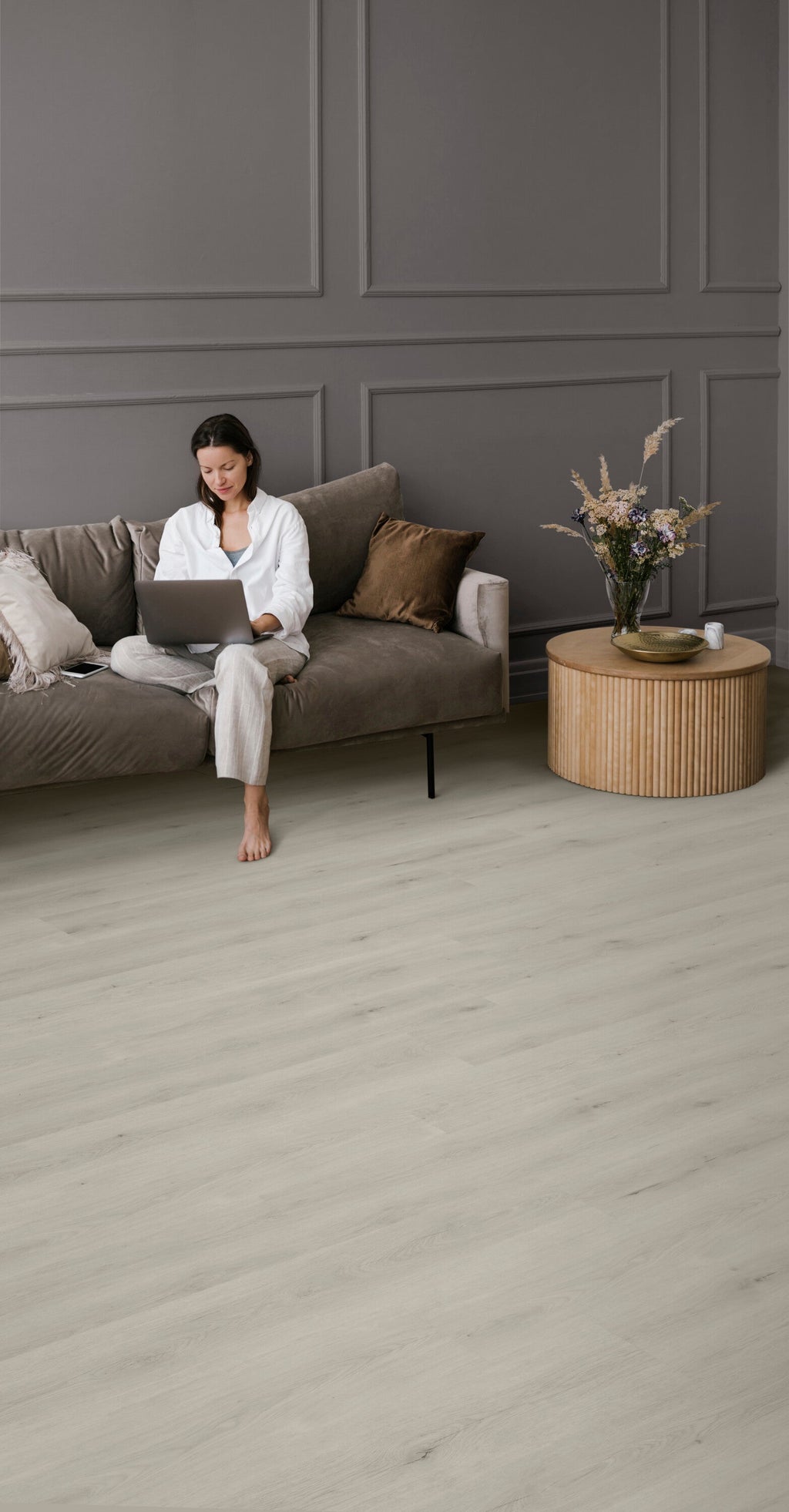 Lamett Parquetvinyl Mantaro 232 Fossil – sfeerbeeld van de fabrikant