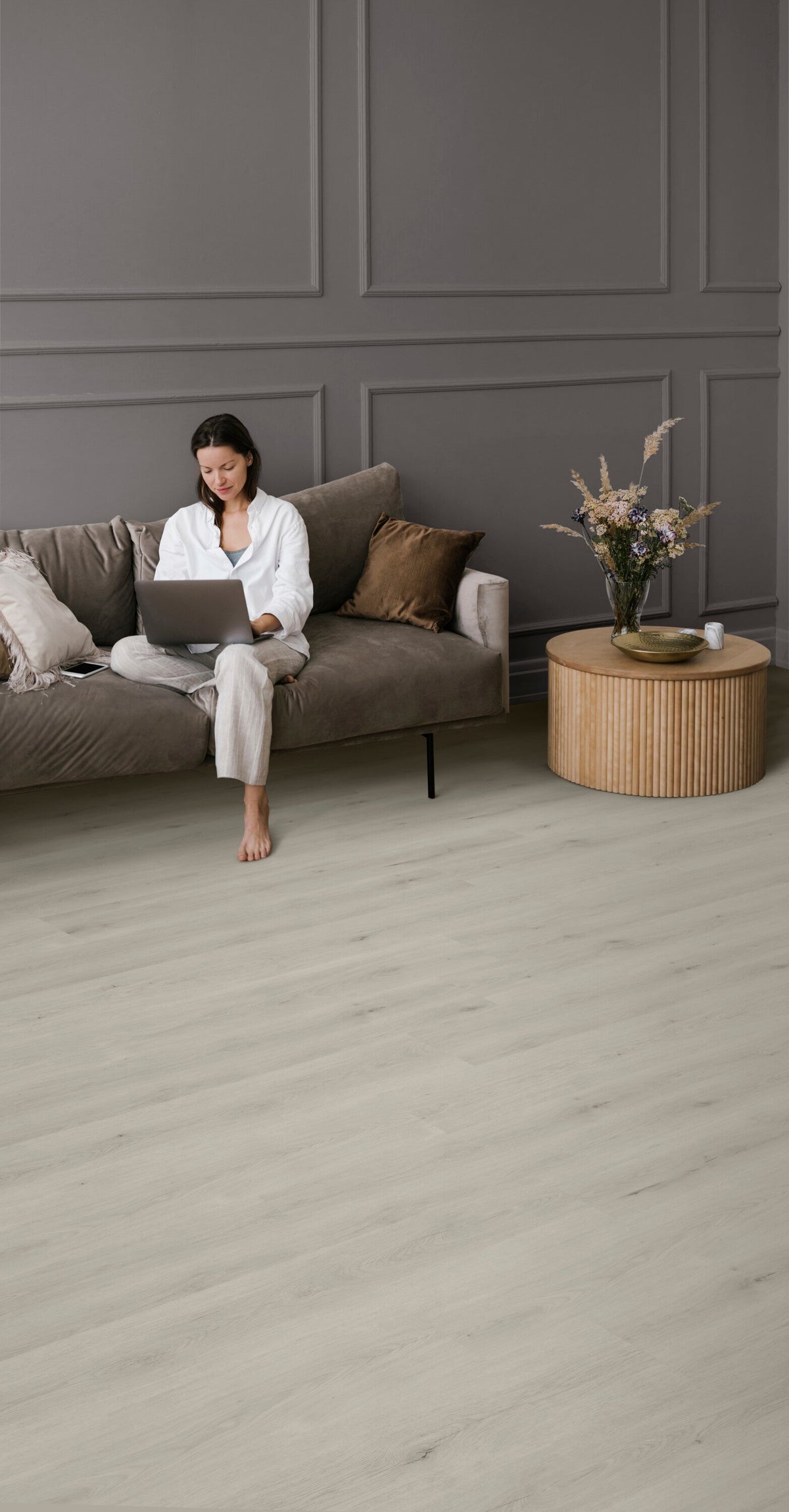 Lamett Parquetvinyl Mantaro 232 Fossil – sfeerbeeld van de fabrikant