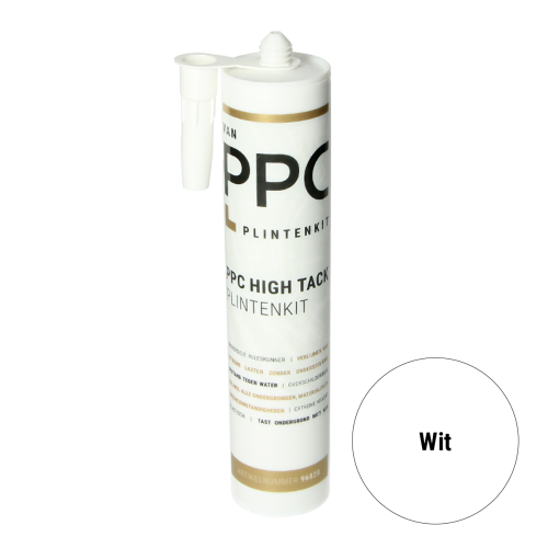 PPC High Tack Plintenkit wit 290 ml