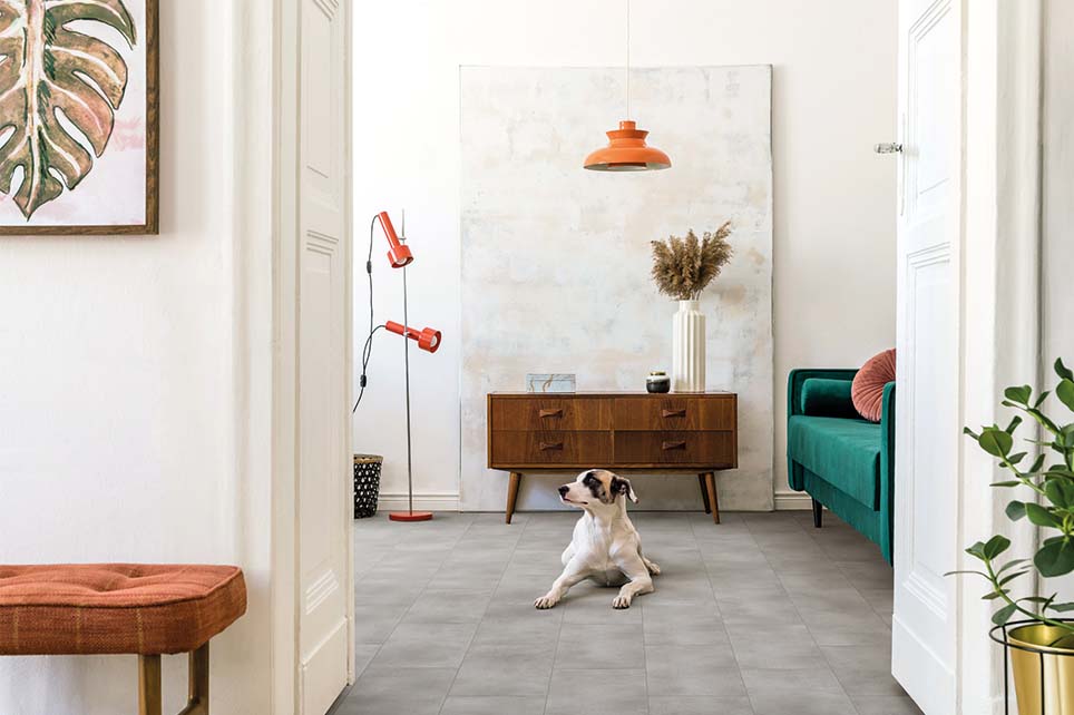 Lamett Parquetvinyl Caldera Stone 300 x 600 – sfeerbeeld van de fabrikant